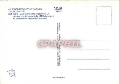 Tronoën e seu calvário — Editor IRIS JOS, n° MX 1066 — Verso
