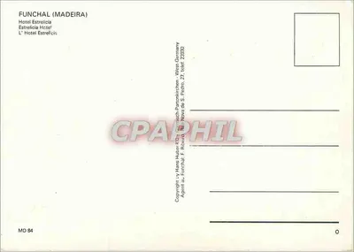 Hotel Estrelícia — Funchal (Madeira) — MD 84 — Verso