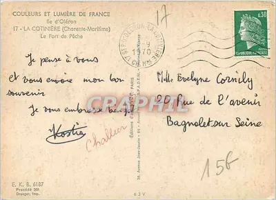 Port rybacki — Wyspa Oléron — Wydawnictwo Jean-Jaurès — Rewers