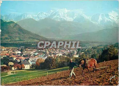 Sallanches (Haute-Savoie) — Vista geral sobre o Massif do Mont-Blanc — Edições de Arte 'YVON', Paris
