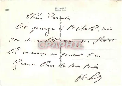 Saint-Malo-Saint-Servan — Cidades Corsárias — Editor Elnacap, n° 1193 — Verso
