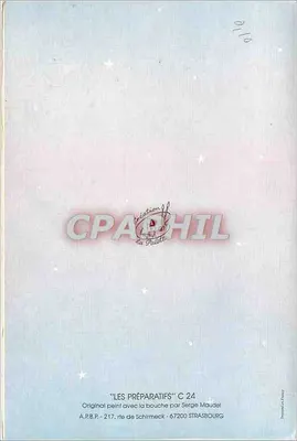 Crianças com árvore de Natal — S. Maudet — edição — Verso
