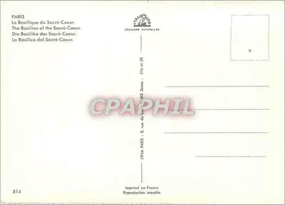 Heilig Hart — Basiliek van het Heilig Hart — LYNAL COULEURS NATURELLES, n° 236.41.28 — Achterkant