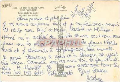 Saint-Malo — Noite na Cidade Corsária — Editor LUMICAP — Verso