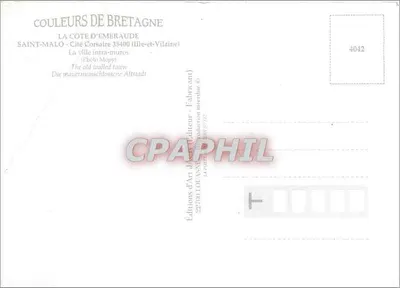 Saint-Malo — vista aerea — Jack — Verso