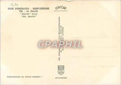 Costa de Esmeralda - Saint-Lunaire — "Le Décollé" Punto — LUMICAP — Reverso