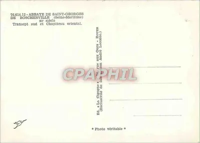 Abadia de Saint-Georges de Boscherville — Transepto sul e capitel oriental — A Garça — Verso