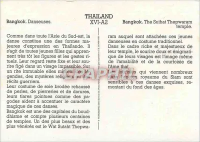 Bangkok. Tancerki. — Suthat Thepwararam — n° XVI-A2 — Rewers