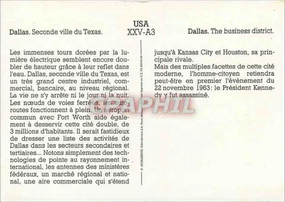Dallas — dzielnica biznesowa — USA XXV-A3 — Rewers