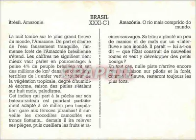 Amazônia — Brasil — Editor Chapetti, série XXXI-C1 — Verso