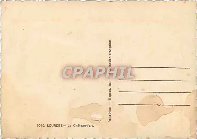Lourdes — Zamek-fort — Rella-Nice, n° 1049 — Rewers