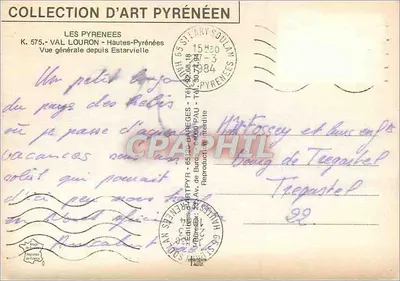 Estarvielle — Ogólny widok z Estarvielle — Art Pyr — Rewers