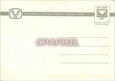 Piękność Jersey — Zamek Mont Orgueil, Zatoka St. Brelade's Bay, Park Howard Davis, Zatoka Portelet — Valentine Printers & Publishers — Rewers