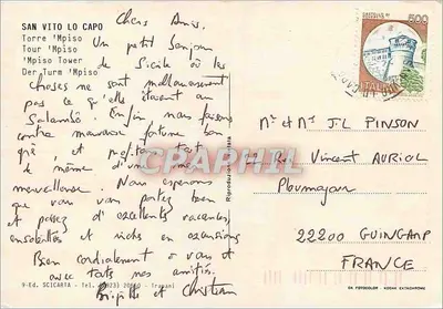 San Vito Lo Capo — Wieża 'Mpiso — 9-Ed. SCICARTA — Rewers