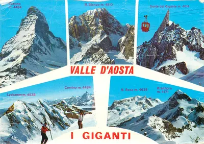 Os Gigantes da Vale d'Aosta — I Giganti — éd. Rivetter & C. n° 600-03