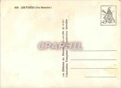 Niño y cohetes — Serie 608 — Les Éditions du Moulin, Sarrrouville — Reverso