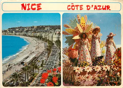 Nice - Costa do Azul — Batalha das Flores — Edições GILDE, Nice