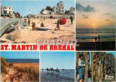 St. Martin de Bréhal — praia, equitação, pôr do sol — Éditions Normandes Le Goubet