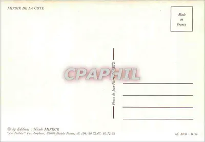 Statek rybacki — burzowa morza — Éditions Nicole MIREUR, ref. M/R - B 34 — Rewers