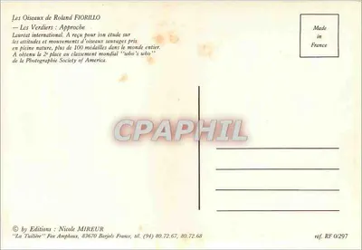 Les Verdiers : Approche — Roland FIORILLO — Wydawnictwo Nicole MIREUR — Rewers