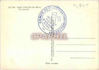 विएल-अरमांड — मृत सैनिकों के सम्मान के स्मारक — एडिटर मारास्को, संख्या 931 — पीछे
