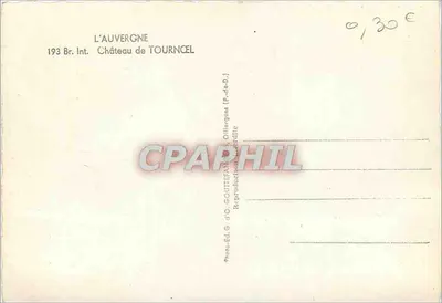 Kasteel van Tourncel — Auvergne — Photo-Éd. G. d’O. (P.-de-D.) — Achterkant