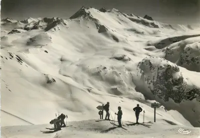 Tignes — cume do Lago da Tournière — editor Cim