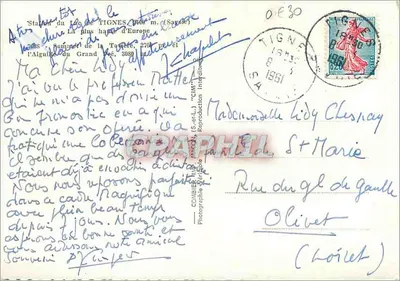 Tignes — cume do Lago da Tournière — editor Cim — Verso