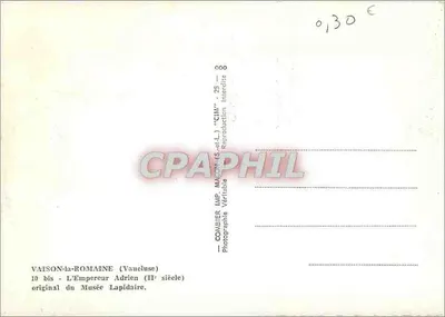 O Imperador Adriano — Século II — Comibier (Vaison-la-Romaine) — Verso