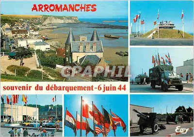 Arromanches — souvenir do desembarque - 6 junho 44 — Editor: Editions Normandes LE GOUBEY