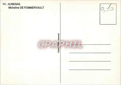 Aubenas — widok miasta — Wydawca EMA - Aubenas, n° F4 — Rewers