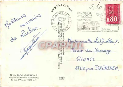 Lago de Aumar — Vale da Aure — Edição Jove — Verso