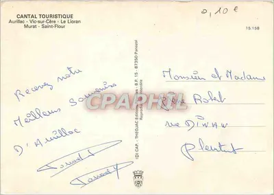 Pays Vert — Aurillac do St Flour — Cantal Touristique — Rewers
