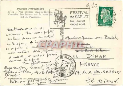 Cascades des Bézines — Ariege — Edições IRIS — Verso