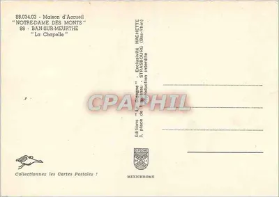 Wnętrze kaplicy — Najświętsza Maryja Panny z Gór — wydawca IRIS — Rewers