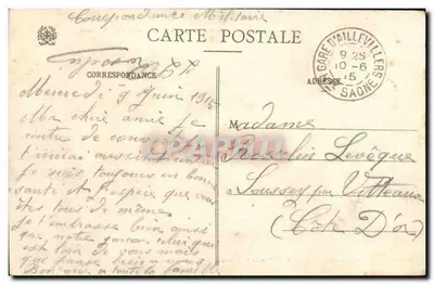 Saint-Rémy (Vosges) — Rue de l'Église dopo la guerra — ed. Wales - Saint-Dié n°11146 — Verso