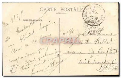 Rambervillers - O Lobo de Métendal — E. Mamet, Rambervillers — Verso