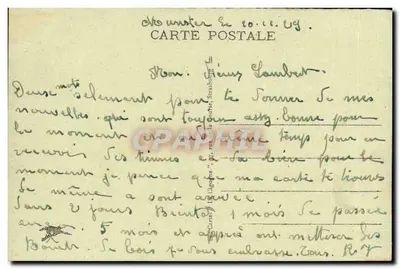 Gérardmer - Ogólny widok — wydawca Cartes La Cigale, Strasbourg — Rewers