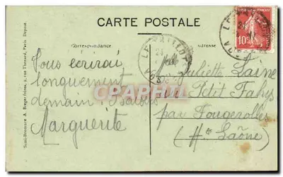 Le Thillot, visto da Mouline — (Visé Paris 704) — Verso