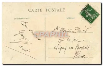 Plombières-les-Bains — A Cachoeira do Géhard — Louis Kastener, editor n°52 — Verso
