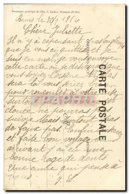 Bains-les-Bains (Vosges) — Entrada do Bertramont — C. L., B. — Verso