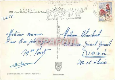 Annecy — As Velhas Prisões e o Thiou — Mexichrome — Verso