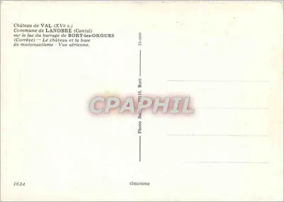 Zamek Val — Sully — wydawca Sully, n° 1634 — Rewers