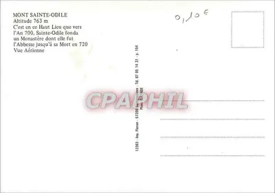 Monte Sainte-Odile — vista aerea — Imp. Pieron, 57200, p. 154 — Verso