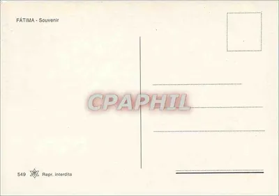 Fátima — Basílica e multidão — 549 — Verso