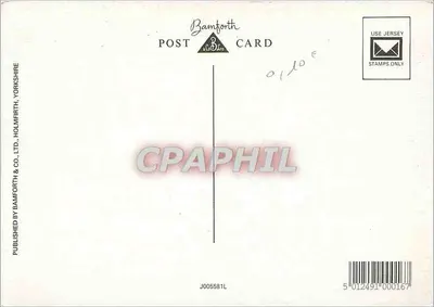 Ilustrowana karta pocztowa Jersey — wydawca Bamforth & Co. Ltd., Yorkshire — Rewers