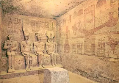 Abu Simbel — Santuário do Grande Templo — editor Kollmann, n° 74926