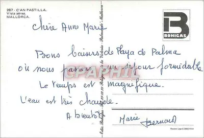 C'AN PASTILLA — luchtfoto — Bohigas, n°287 — Achterkant