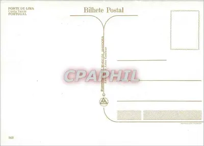 Ponte de Lima — Costa Verde — Wydawca: Bilhete Postal, nr 162 — Rewers
