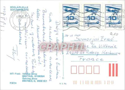 Boglárlelle — widok panoramiczny — MTI Fotó, seria P/97/4 — Rewers